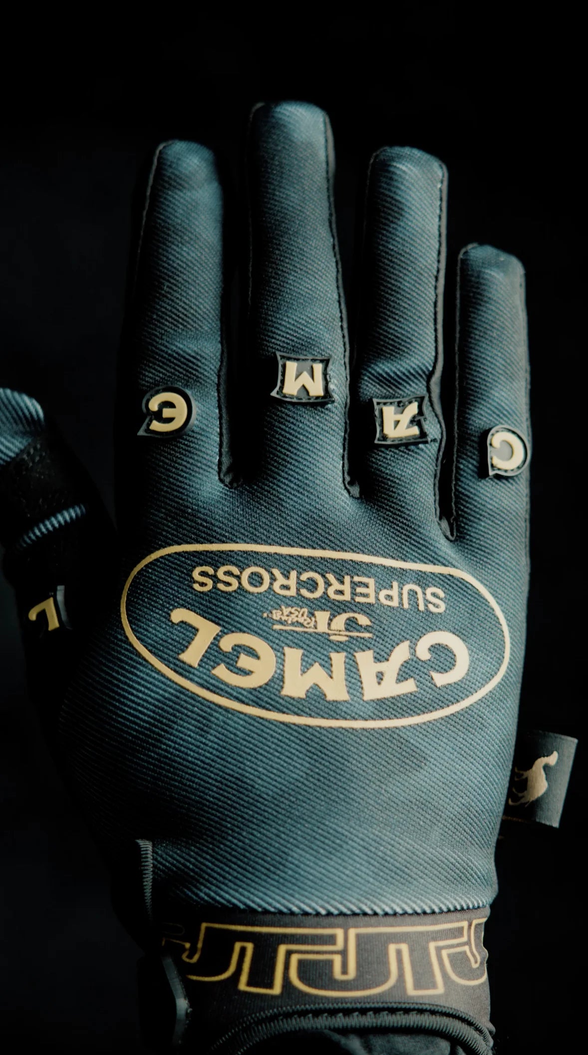 Gants MX CAMEL x JT Racing - Noir