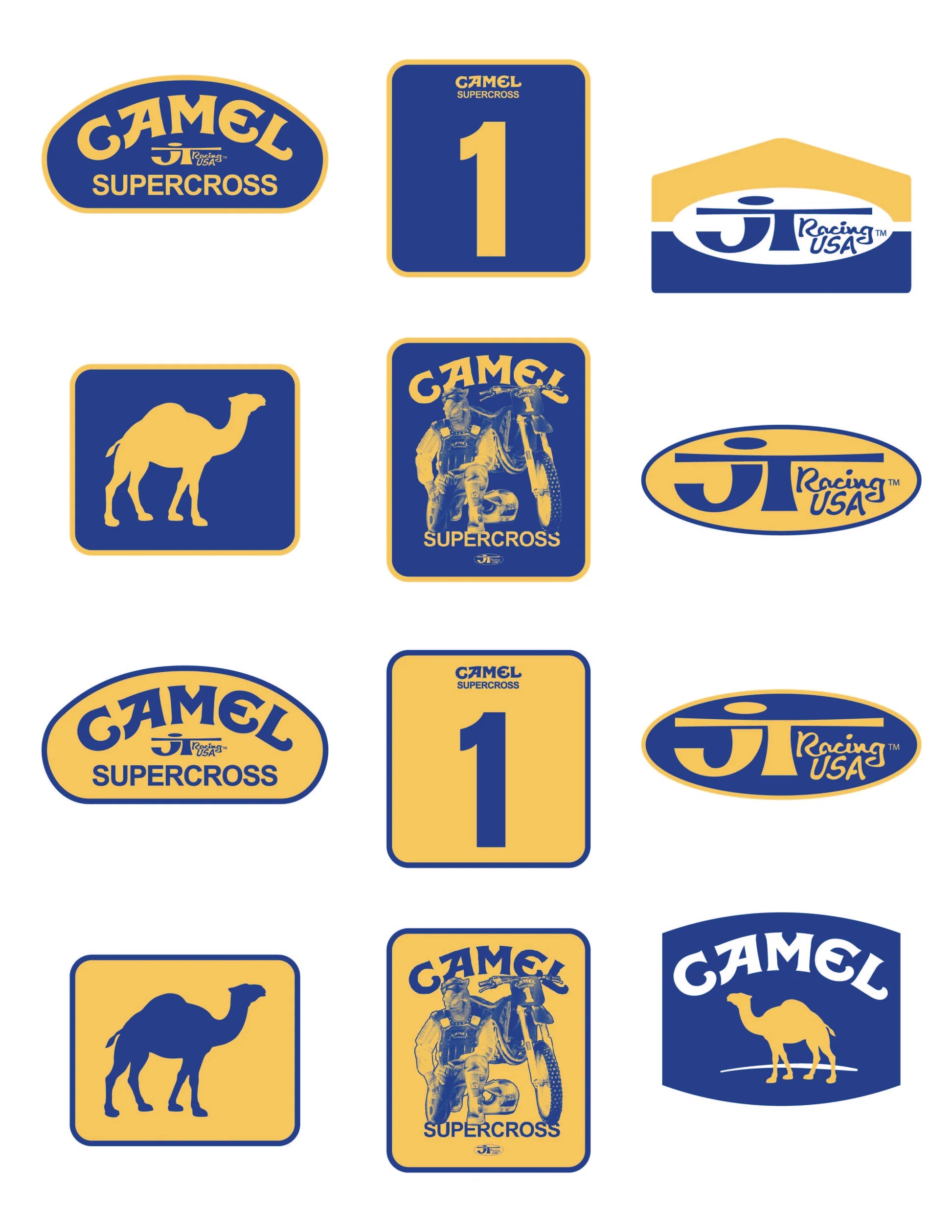 stickers JT Racing Camel