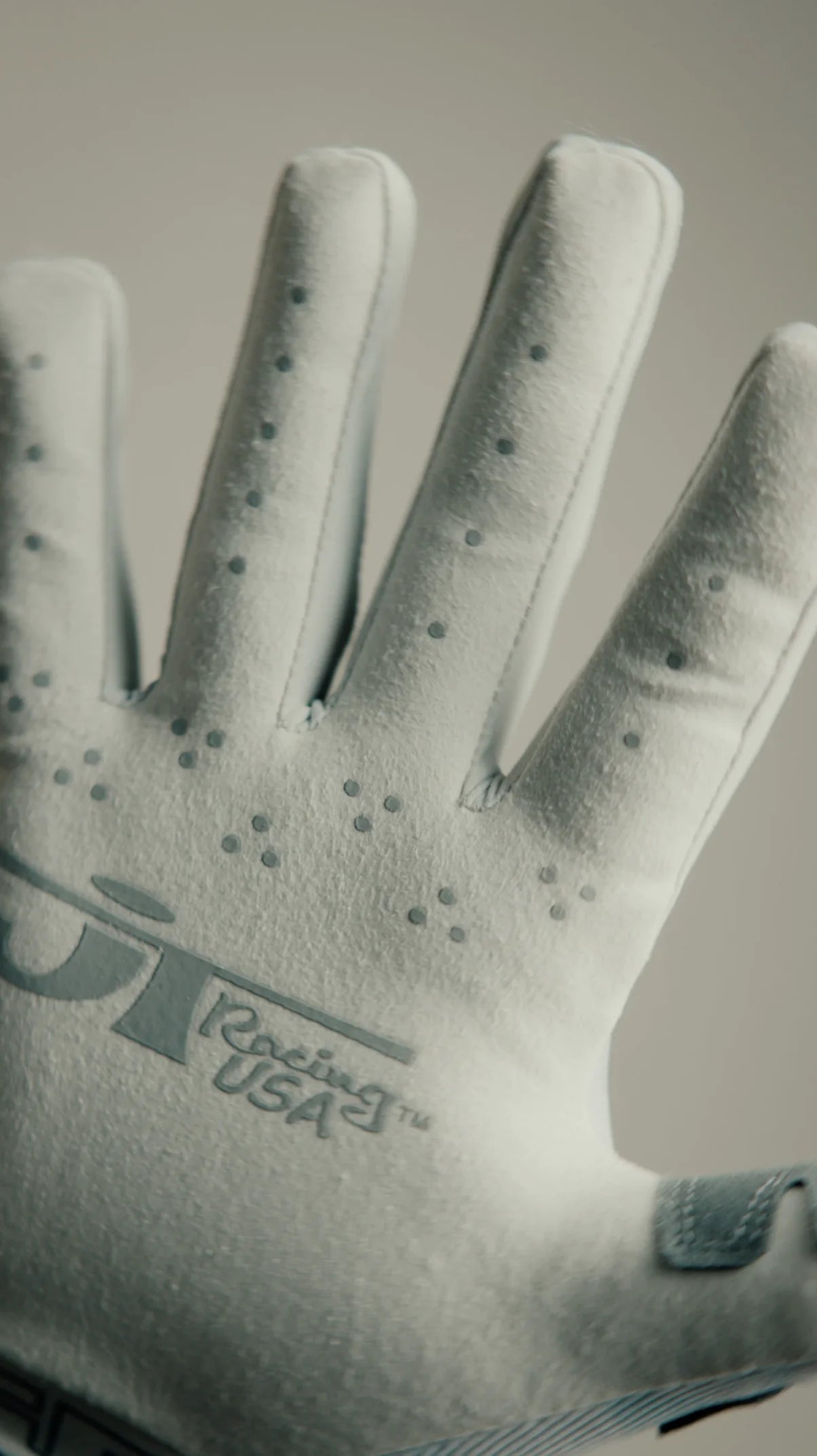 Gants MX CAMEL x JT Racing - Blanc