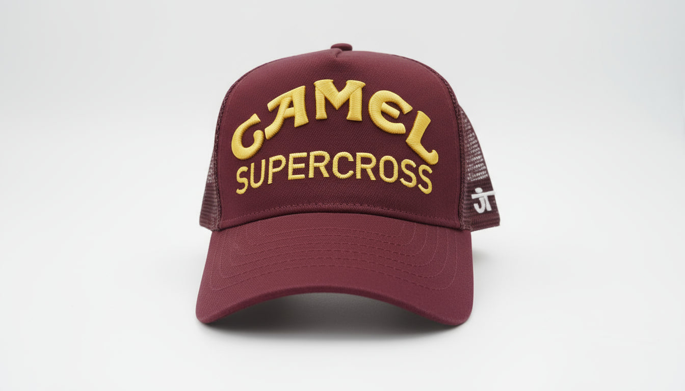 Casquette JT x CAMEL SUPERCROSS  - Bordeaux