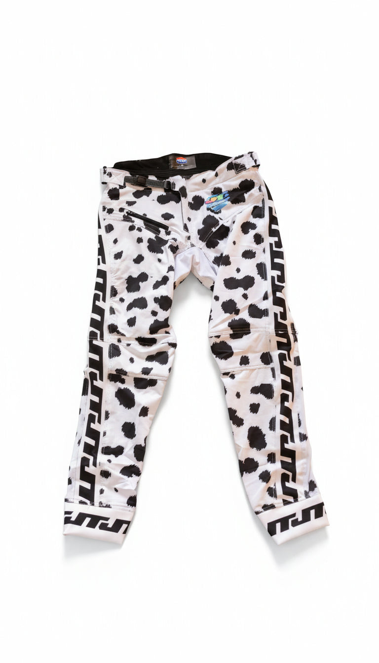 Pantalon MX JT Racing - Dalmatian K9 - Black