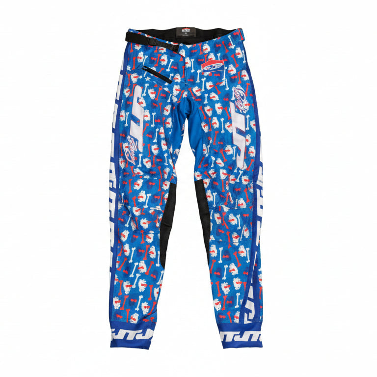 Pantalon MX JT Racing - Bad Bones - Blue