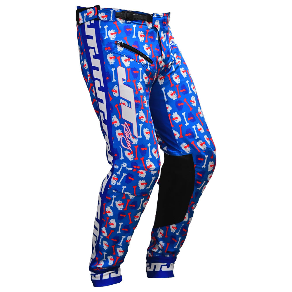 Pantalon MX JT Racing - Bad Bones - Blue