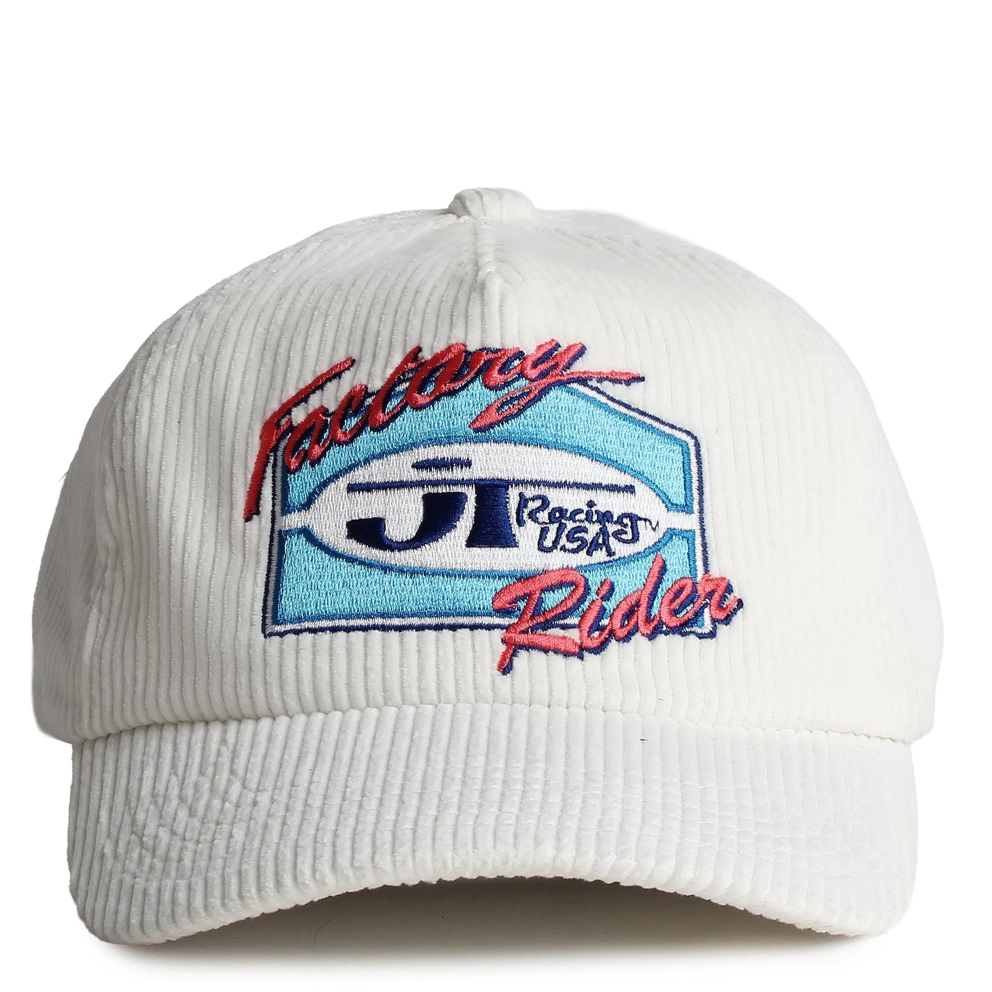 Casquette JT Racing Factory Rider - Blanc