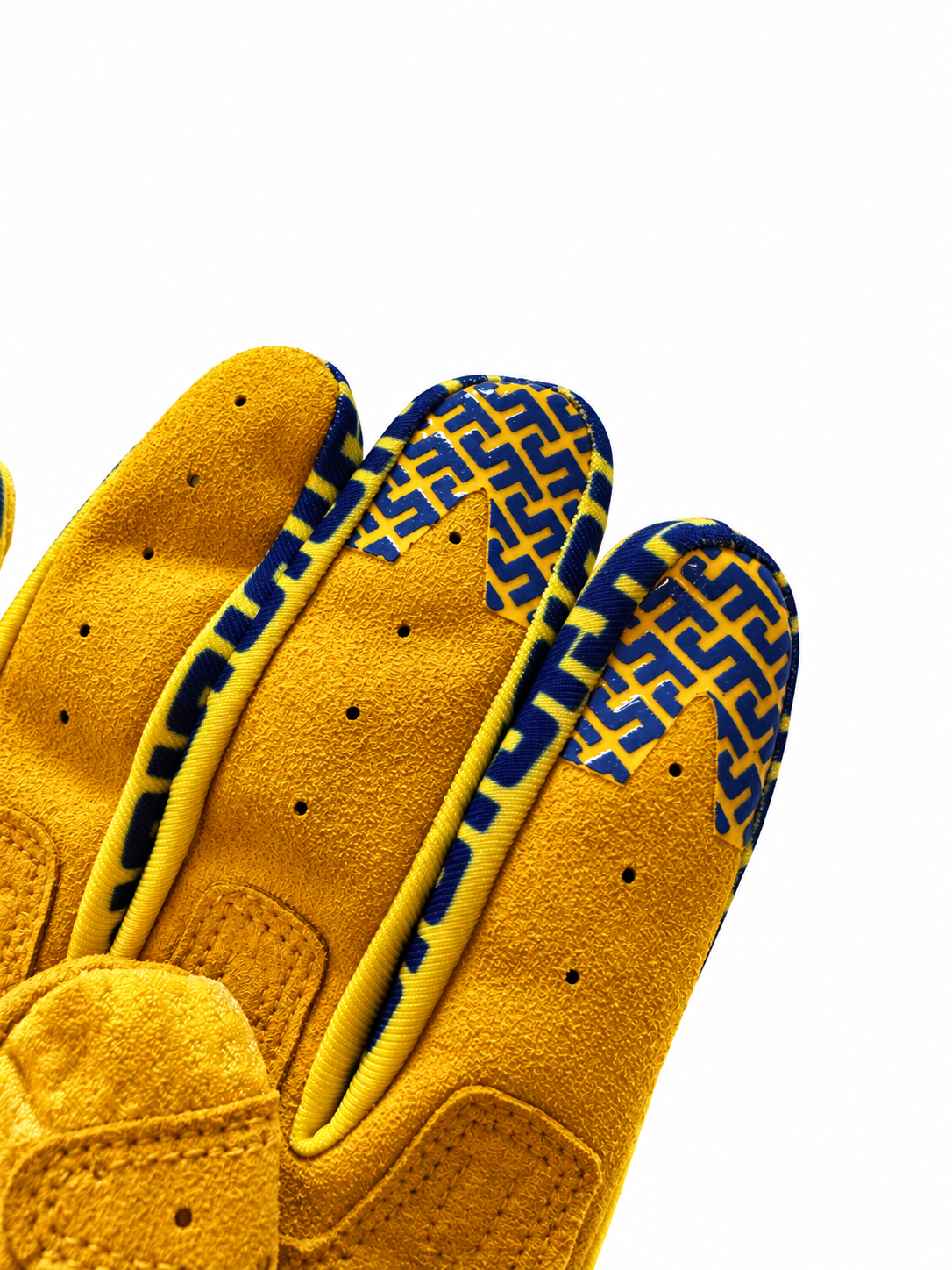 Gants LIFE-LINE CAMEL JT Racing Jaune – détail paume et grip