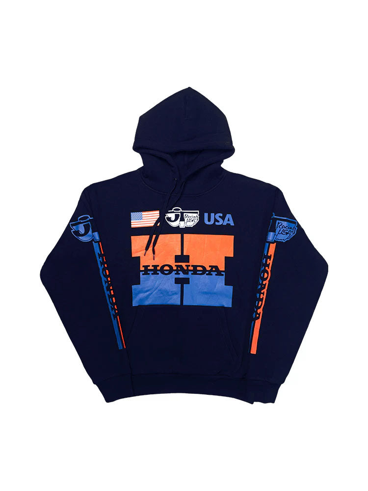 Sweat Hoodie JT Racing x Honda - Heritage Navy